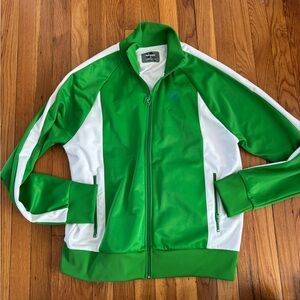Express Green and White Lightweight Jacket